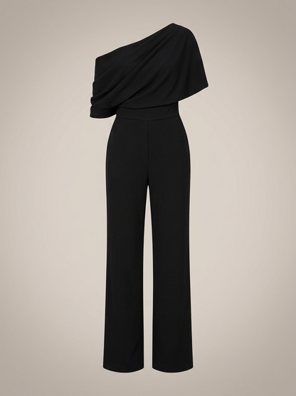 Jumpsuit Dames Feestelijk | Off Shoulder met Wijde Pijpen