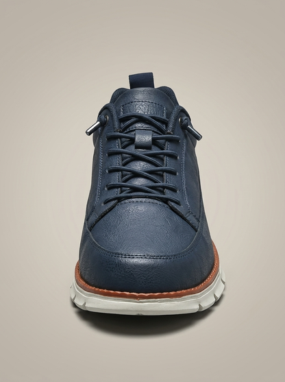 Sneakers Heren Casual | Vetersluiting met Ronde Neus