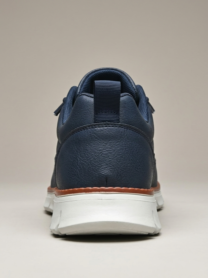 Sneakers Heren Casual | Vetersluiting met Ronde Neus