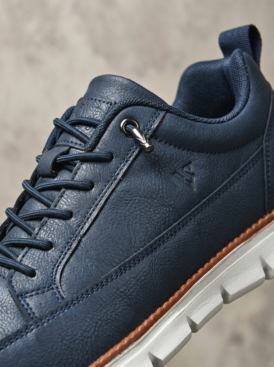 Sneakers Heren Casual | Vetersluiting met Ronde Neus
