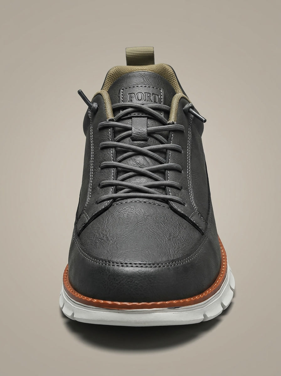 Sneakers Heren Casual | Vetersluiting met Ronde Neus