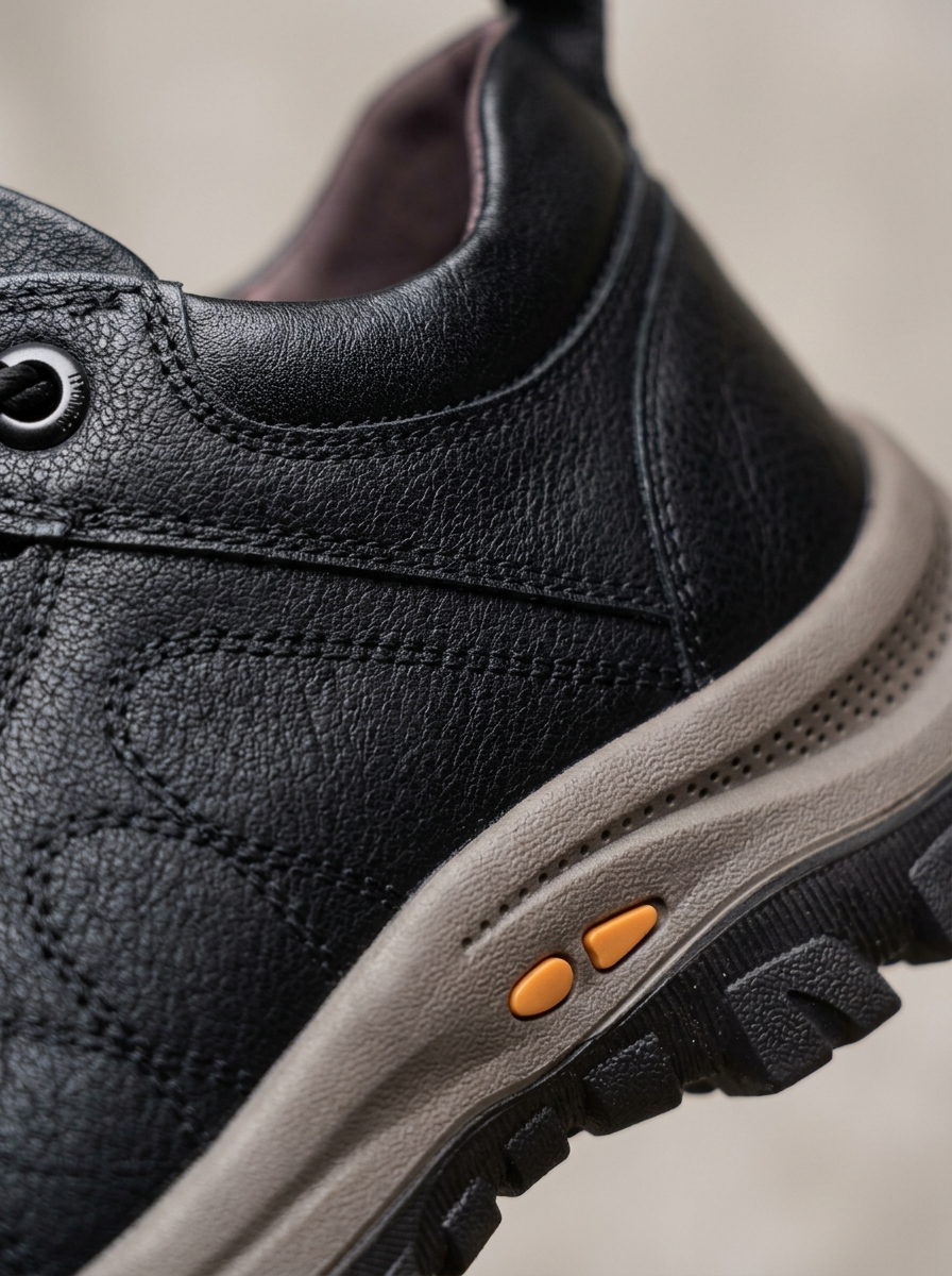 Wandelschoenen Heren met Vetersluiting | Dikke Profielzool