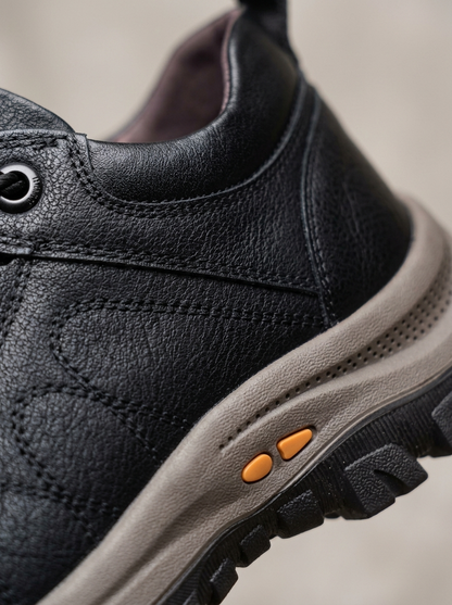Wandelschoenen Heren met Vetersluiting | Dikke Profielzool