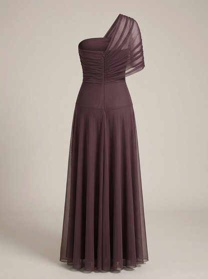 Women's Strapless Dress With High Split | Long And Festive