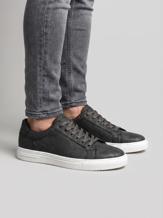 Sneakers Heren Laag | Vetersluiting Ronde Neus Casual