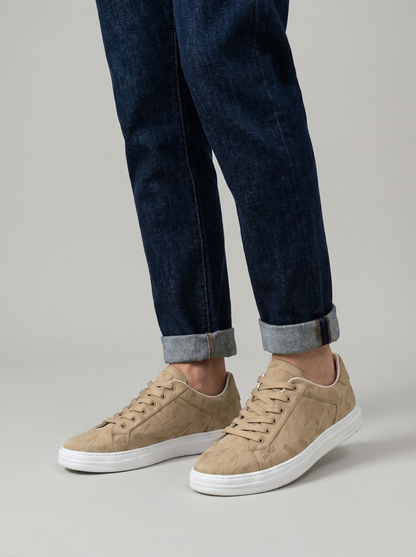Sneakers Heren Laag | Vetersluiting Ronde Neus Casual