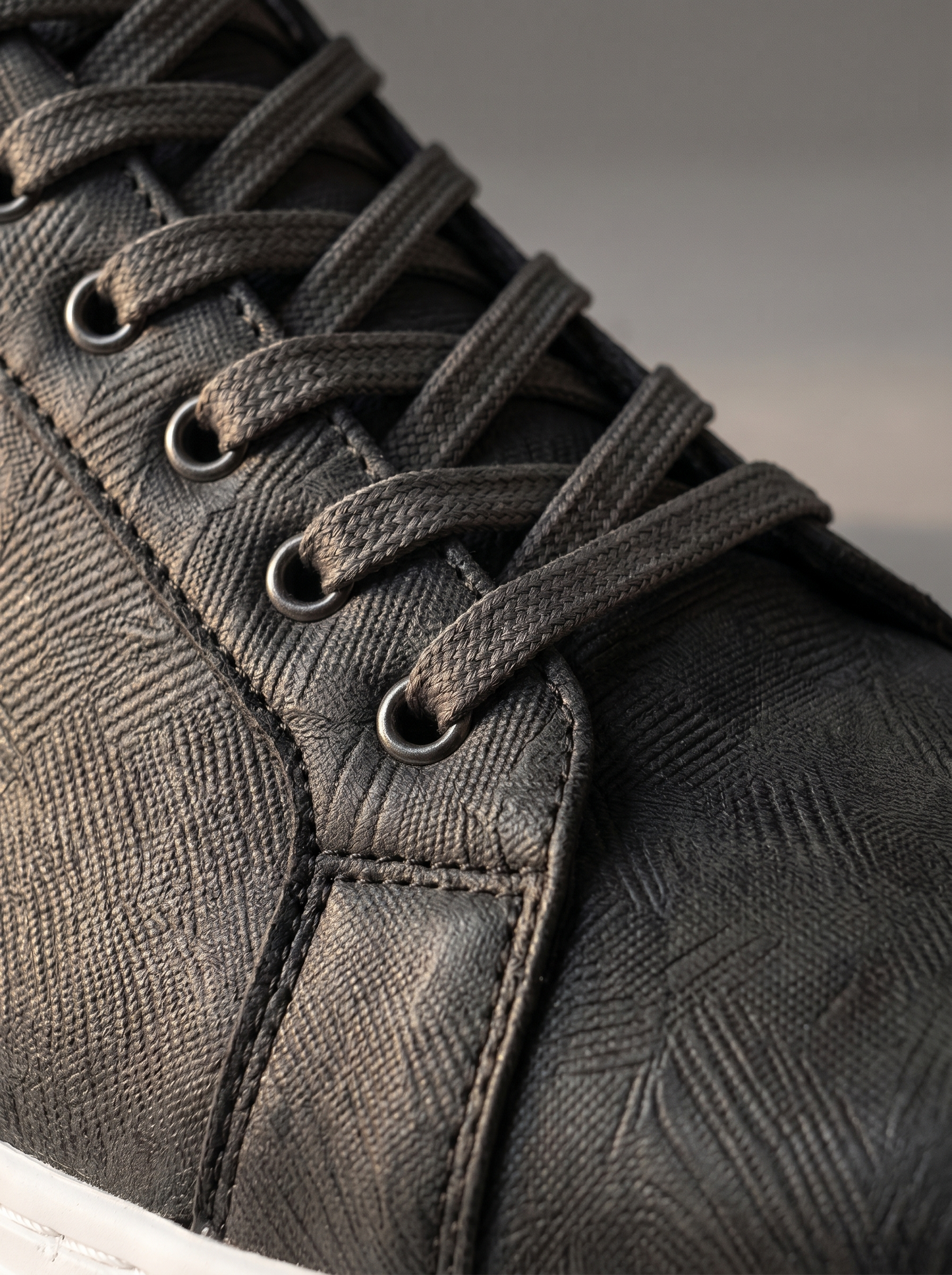 Sneakers Heren Laag | Vetersluiting Ronde Neus Casual