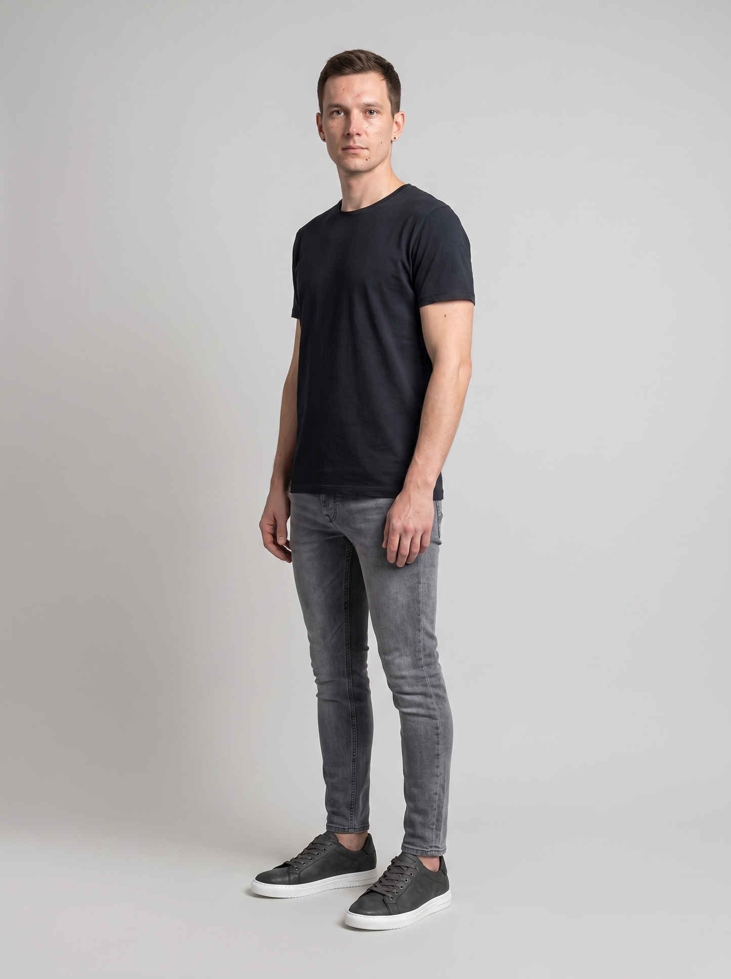 Sneakers Heren Laag | Vetersluiting Ronde Neus Casual