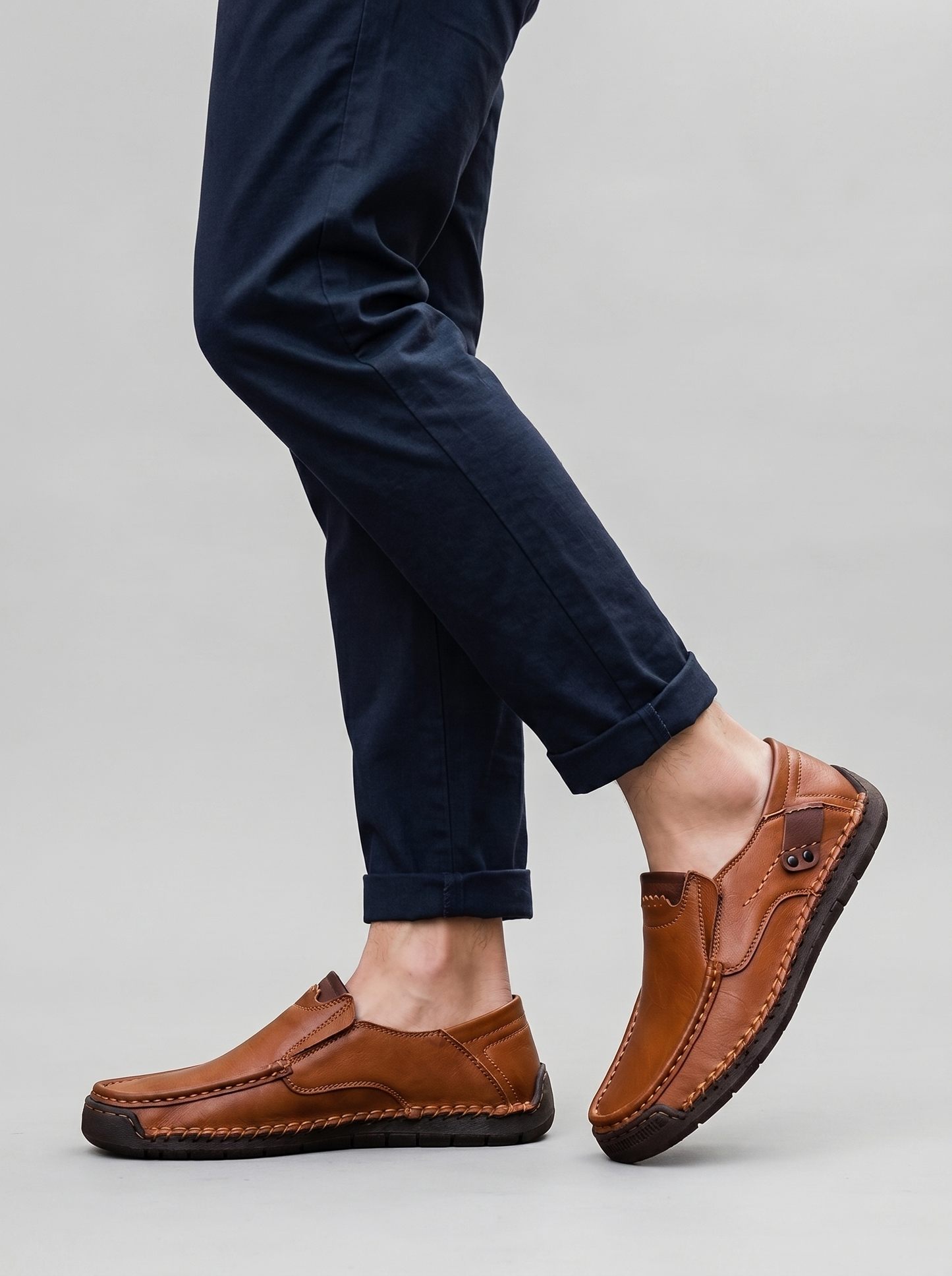 Loafers Heren Instappers | Ronde Neus Casual