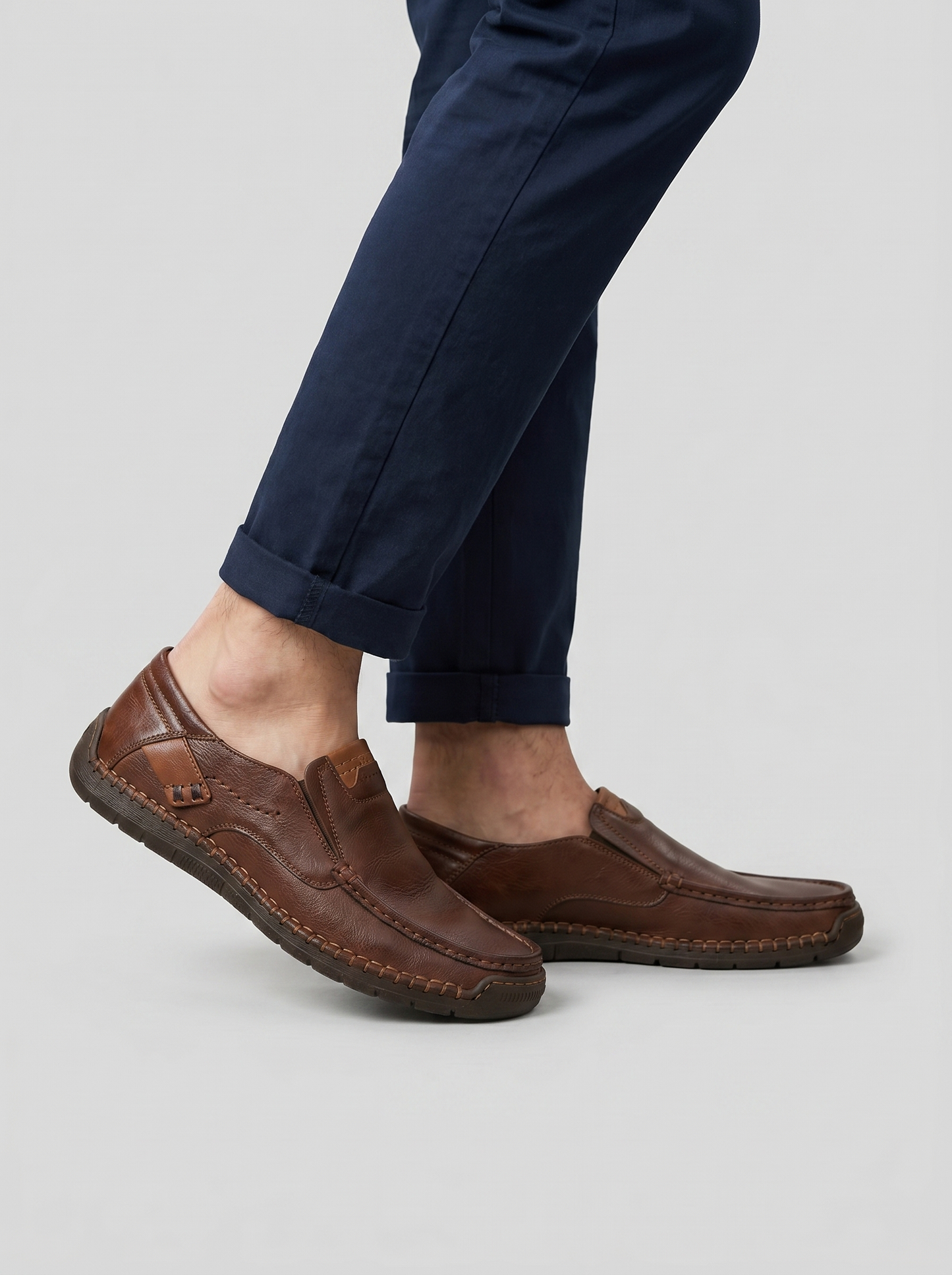 Loafers Heren Instappers | Ronde Neus Casual