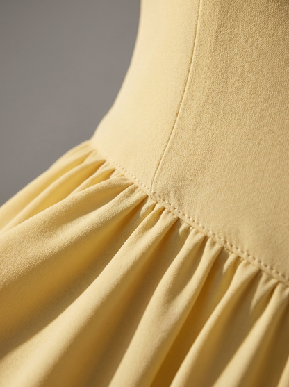 Women's Strapless Dress With High Split | Long And Festive