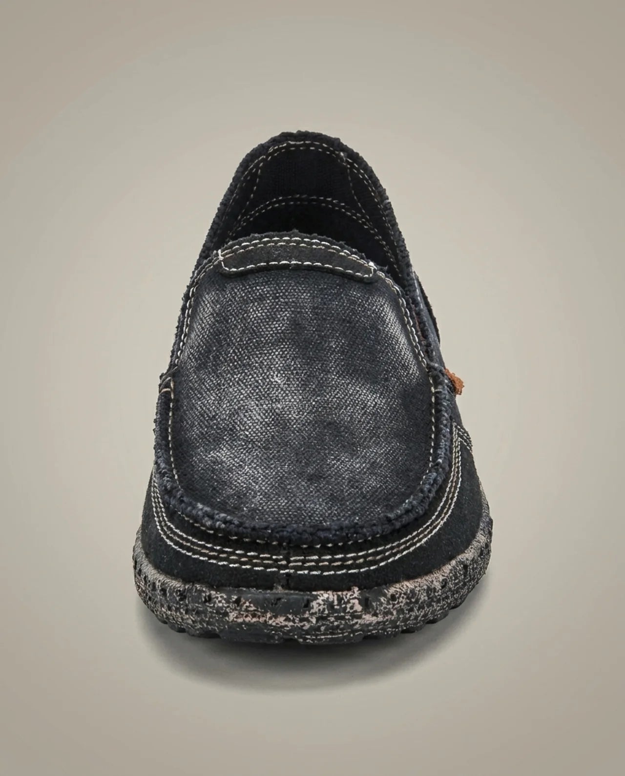 Heren Loafers met Slip-On Pasvorm en Espadrille Zool | Casual Instappers