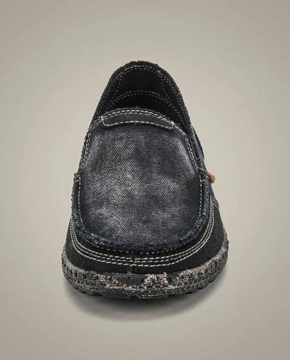 Heren Loafers met Slip-On Pasvorm en Espadrille Zool | Casual Instappers