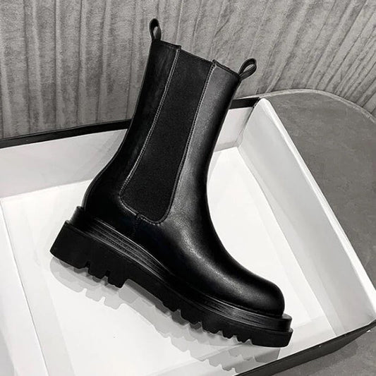 Celeste - Klassieke Chelsea Boots met Luxe Leer en Stevige Zool