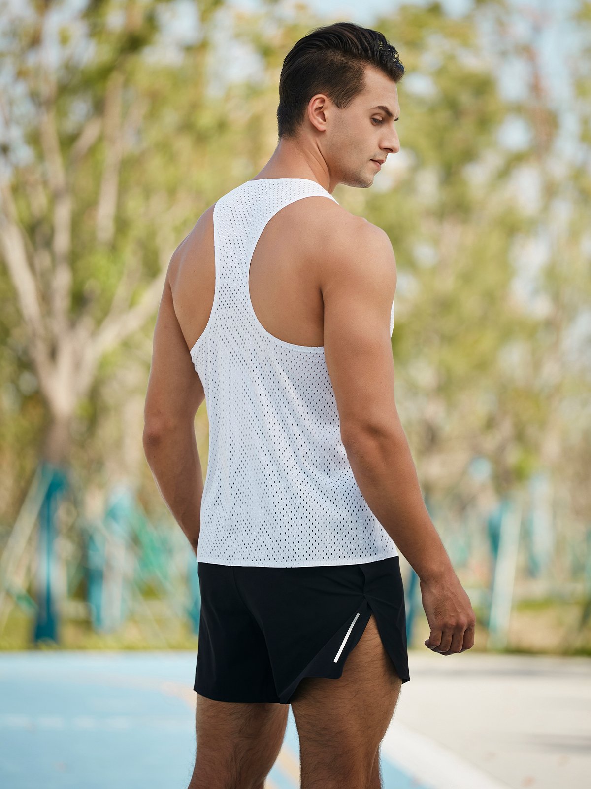 Dominante Performance – Mesh Tanktop voor Mannen