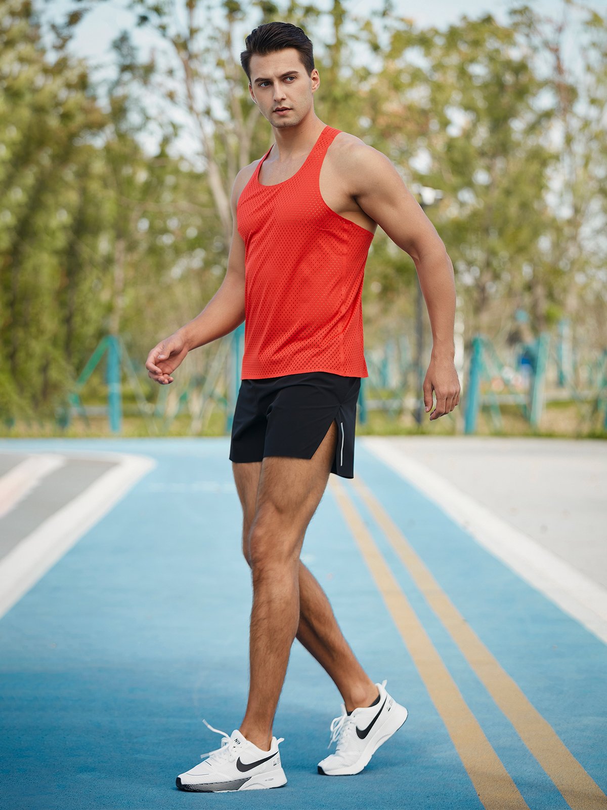 Dominante Performance – Mesh Tanktop voor Mannen
