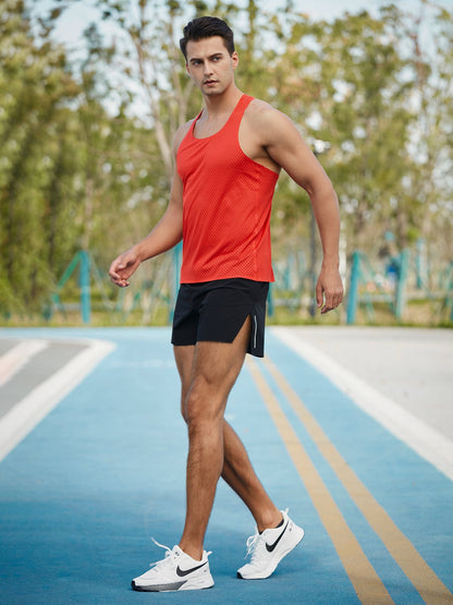 Dominante Performance – Mesh Tanktop voor Mannen