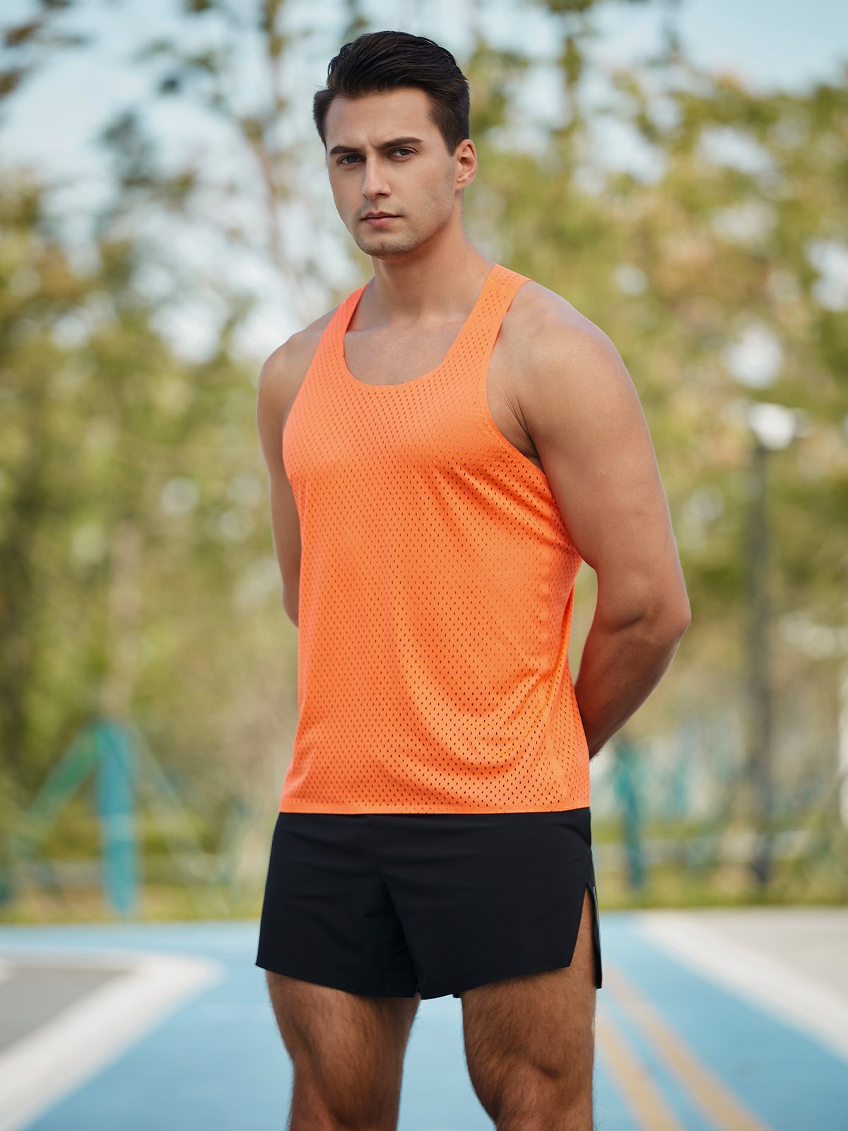 Dominante Performance – Mesh Tanktop voor Mannen