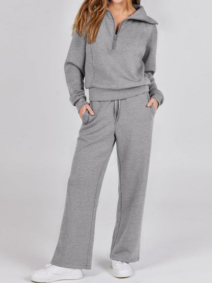 Lunera - Comfortabele Loungewear Set met Ritssluiting