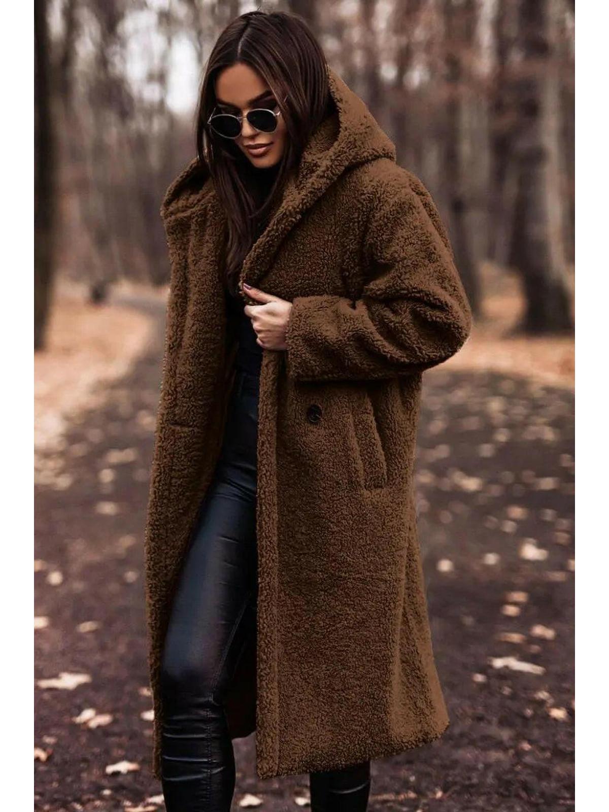 Noelle Teddy Winterjas Dames | Capuchon & Lang Model