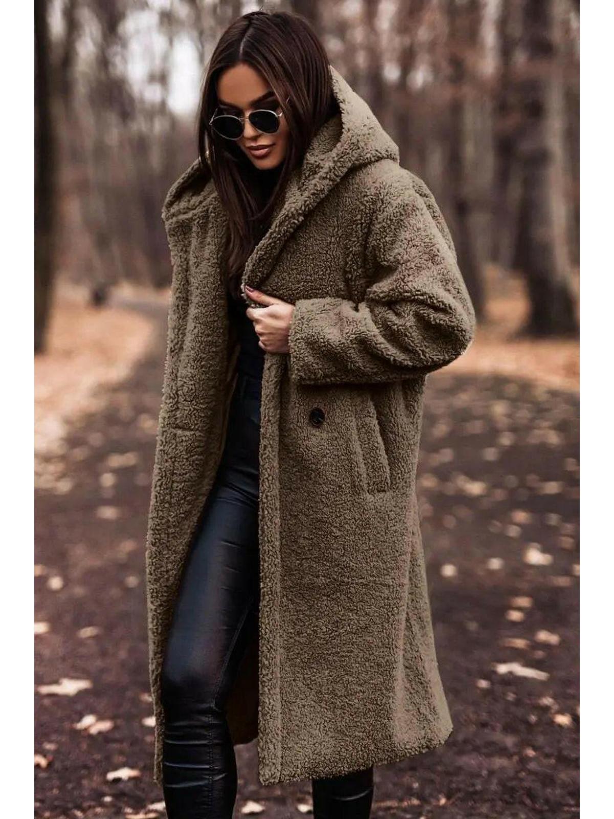 Noelle Teddy Winterjas Dames | Capuchon & Lang Model
