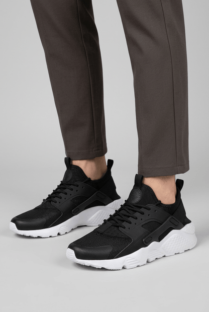 Heren mesh sneakers | Chunky zool & camo print