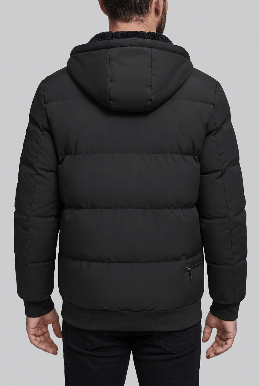 Heren Gewatteerde Puffer Winterjas | Capuchon & ritszakken