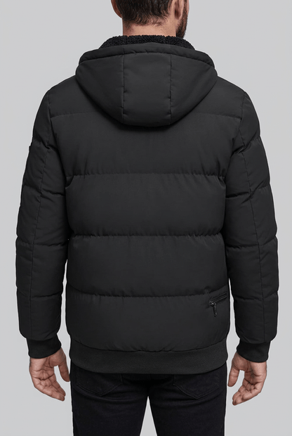 Heren Gewatteerde Puffer Winterjas | Capuchon & ritszakken