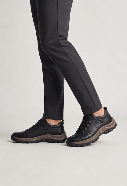 Wandelschoenen Heren met Vetersluiting | Dikke Profielzool
