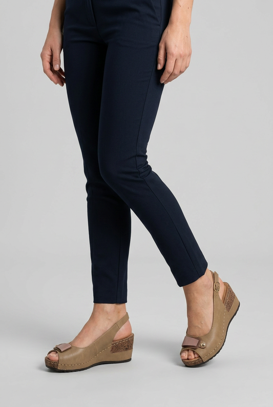 Sandalen Dames met Sleehak | Slingback met Open Teen