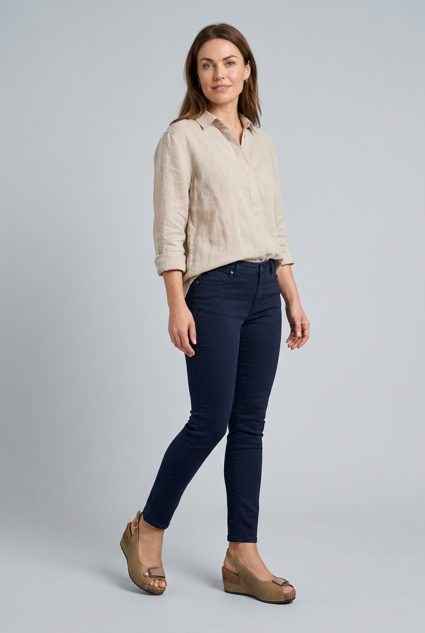 Sandalen Dames met Sleehak | Slingback met Open Teen