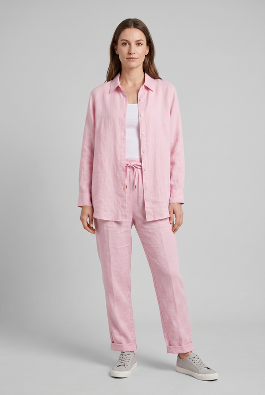 Damen Zweiteiliges Sommer-Set | Hemd mit Hose