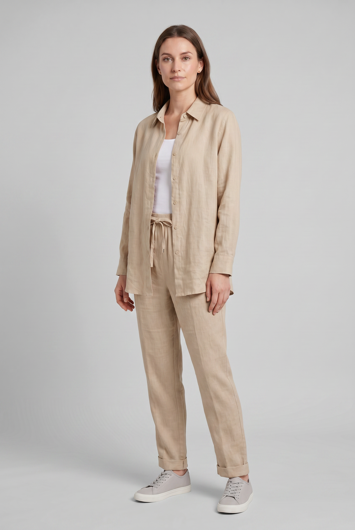 Dames Set Tweedelig Zomer | Overhemd met Broek