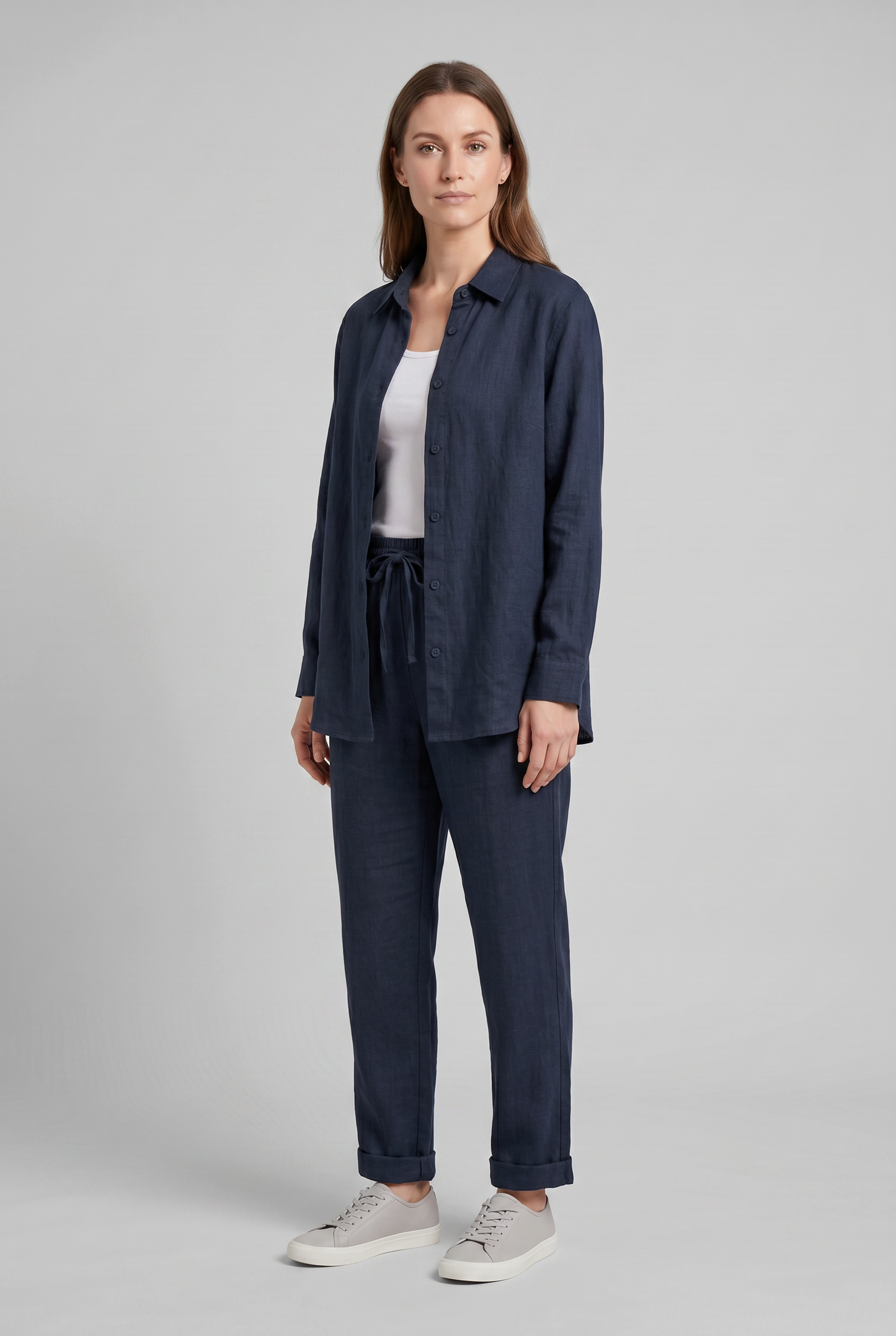 Dames Set Tweedelig Zomer | Overhemd met Broek