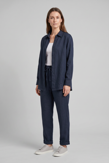 Dames Set Tweedelig Zomer | Overhemd met Broek