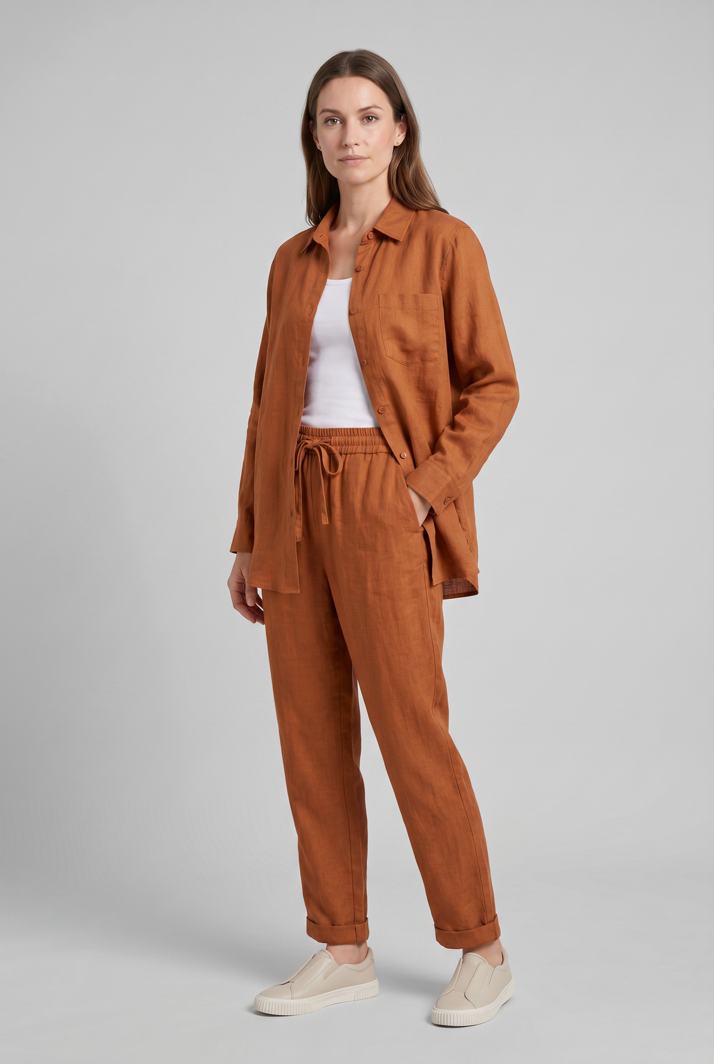 Dames Set Tweedelig Zomer | Overhemd met Broek
