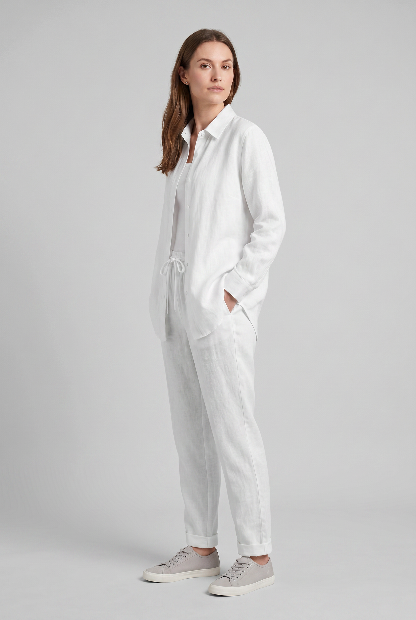 Dames Set Tweedelig Zomer | Overhemd met Broek