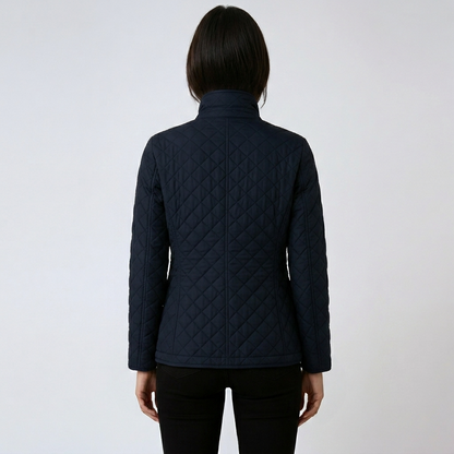 Women's Mid-Season Jacket – Quilted Jacket with Button Closure