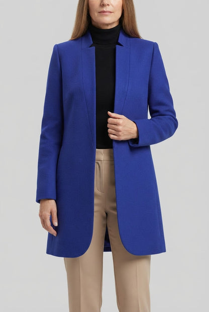Dames Trenchcoat met Opstaande Kraag | Knoopsluiting