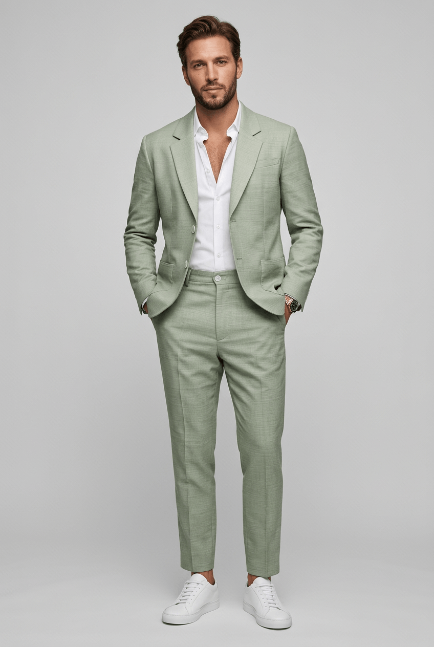 Pak Heren | Tweedelig Slim Fit met Notch Revers