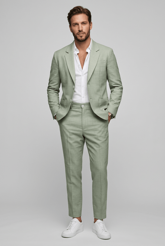 Pak Heren | Tweedelig Slim Fit met Notch Revers
