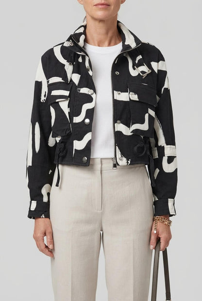 Dames Korte Jas | Ritssluiting & Manchetten