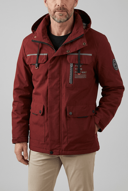 Heren Winterjas met Capuchon | Meerdere Zakken