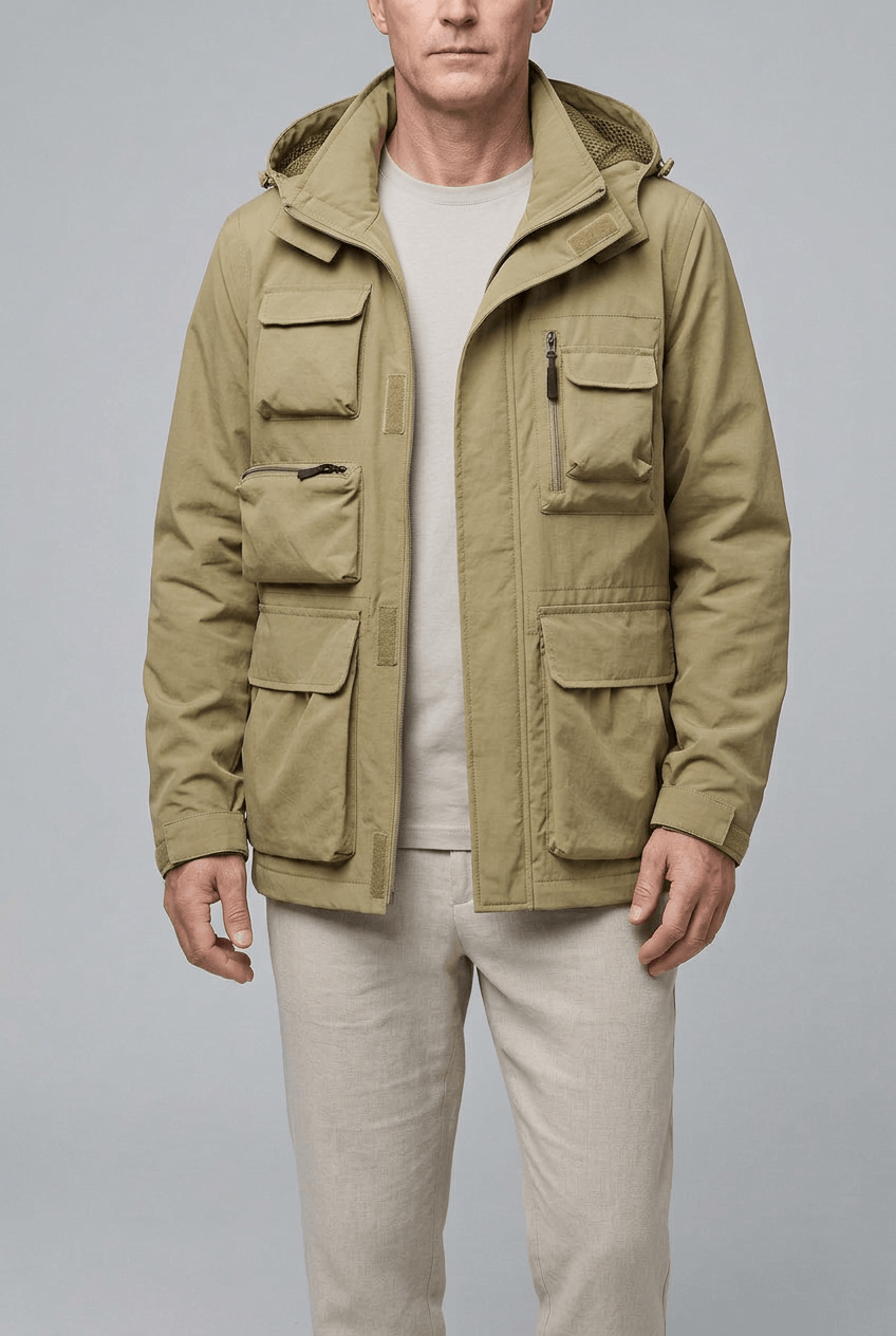 Heren winter jas met capuchon | Cargo & Ritszakken