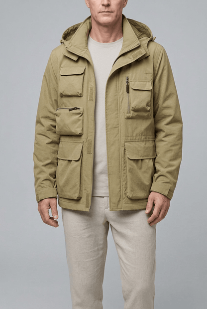Heren winter jas met capuchon | Cargo & Ritszakken