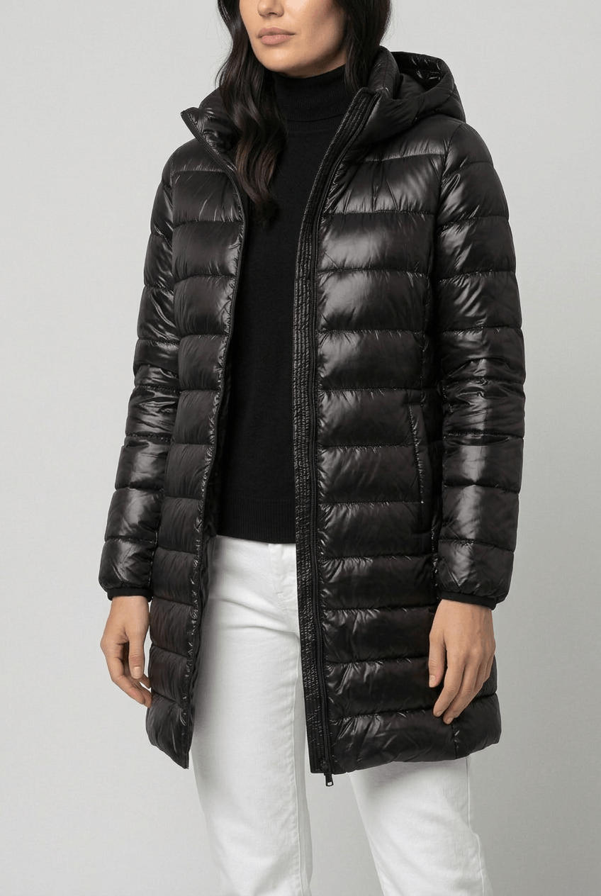 Dames Lichtgewicht Puffer Jas | Capuchon en Rits