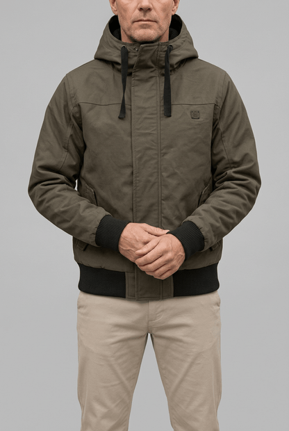 Heren Winterjas met Capuchon | Gevoerde Blouson