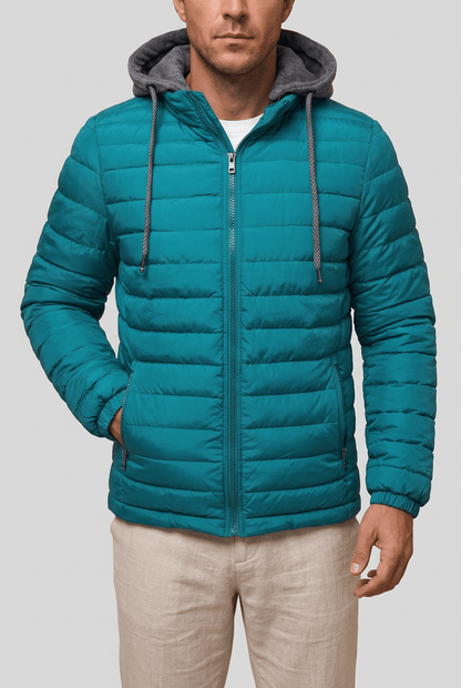 Gewatteerde Winterjas Heren | Capuchon & Ritszakken