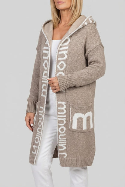 Dames Gebreid Vest | Capuchon & Open Voorkant