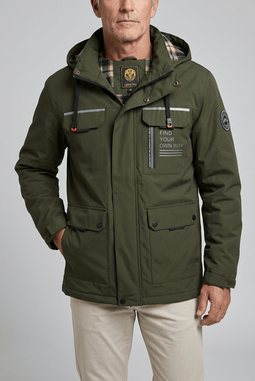 Heren Winterjas met Capuchon | Meerdere Zakken